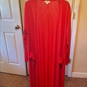 LuLaRoe Red Women's Cardigan
